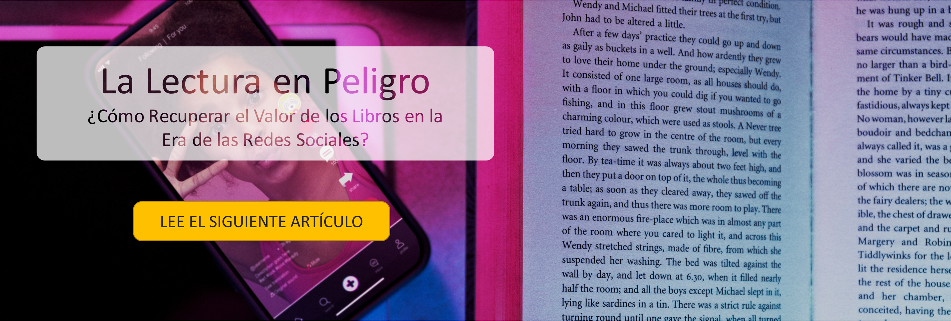 La Feria del Libro - Articulo - La lectura en Peligro - Redes Sociales